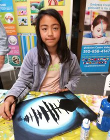 Ayla age 9 -Acrylic