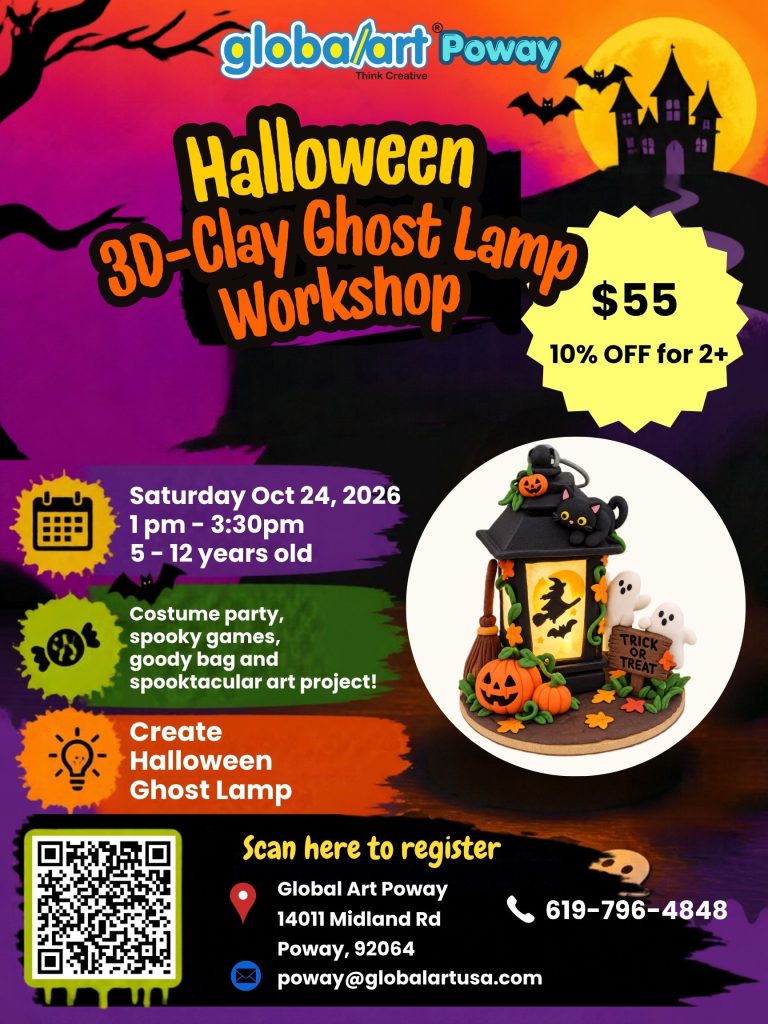 Halloween 3d Clay Workshop