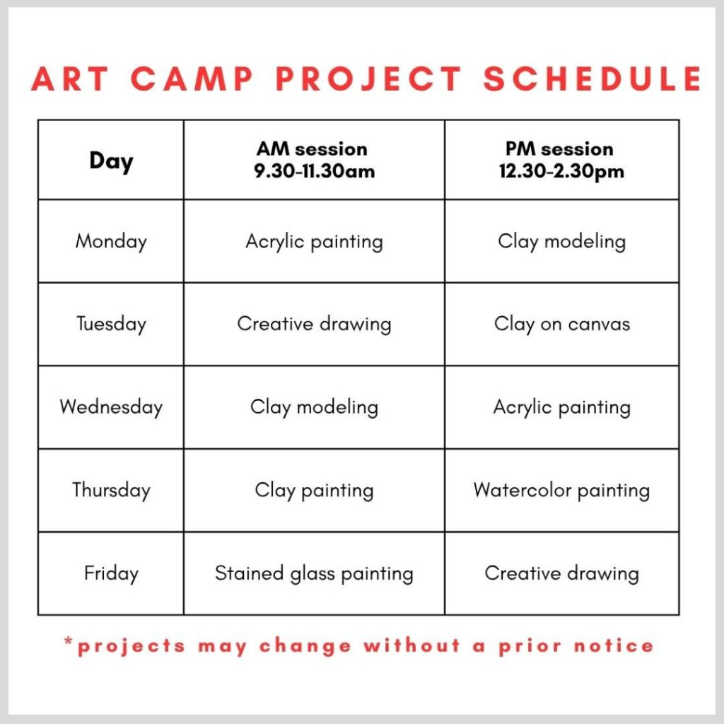 Global art Dublin summer art camp