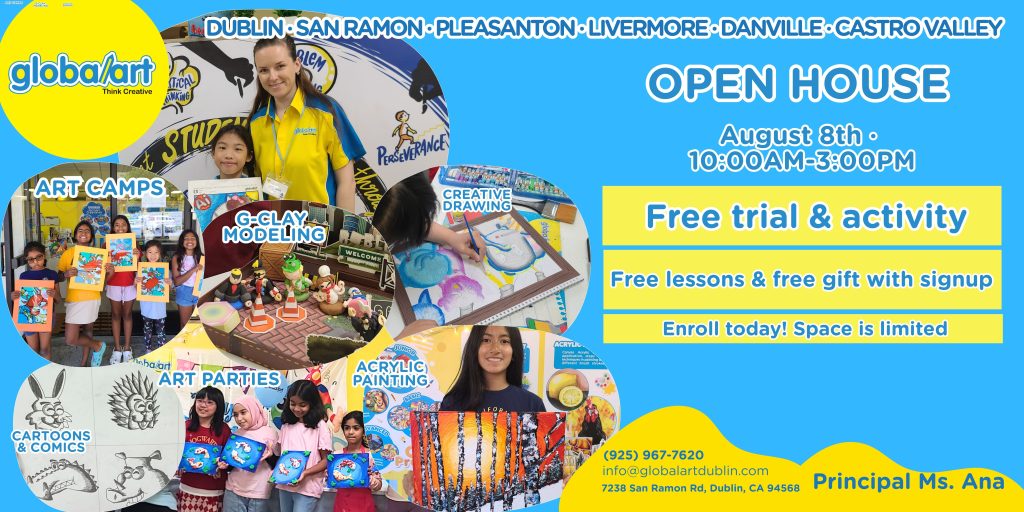 open house art lessons for kids dublin, open house art lessons for kids dublin pleasanton, open house art lessons for kids san ramon, open house art lessons for kids livermore, open house art lessons for kids danville