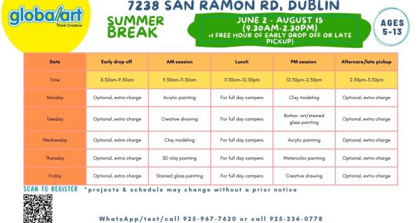 summer break project schedule 250518